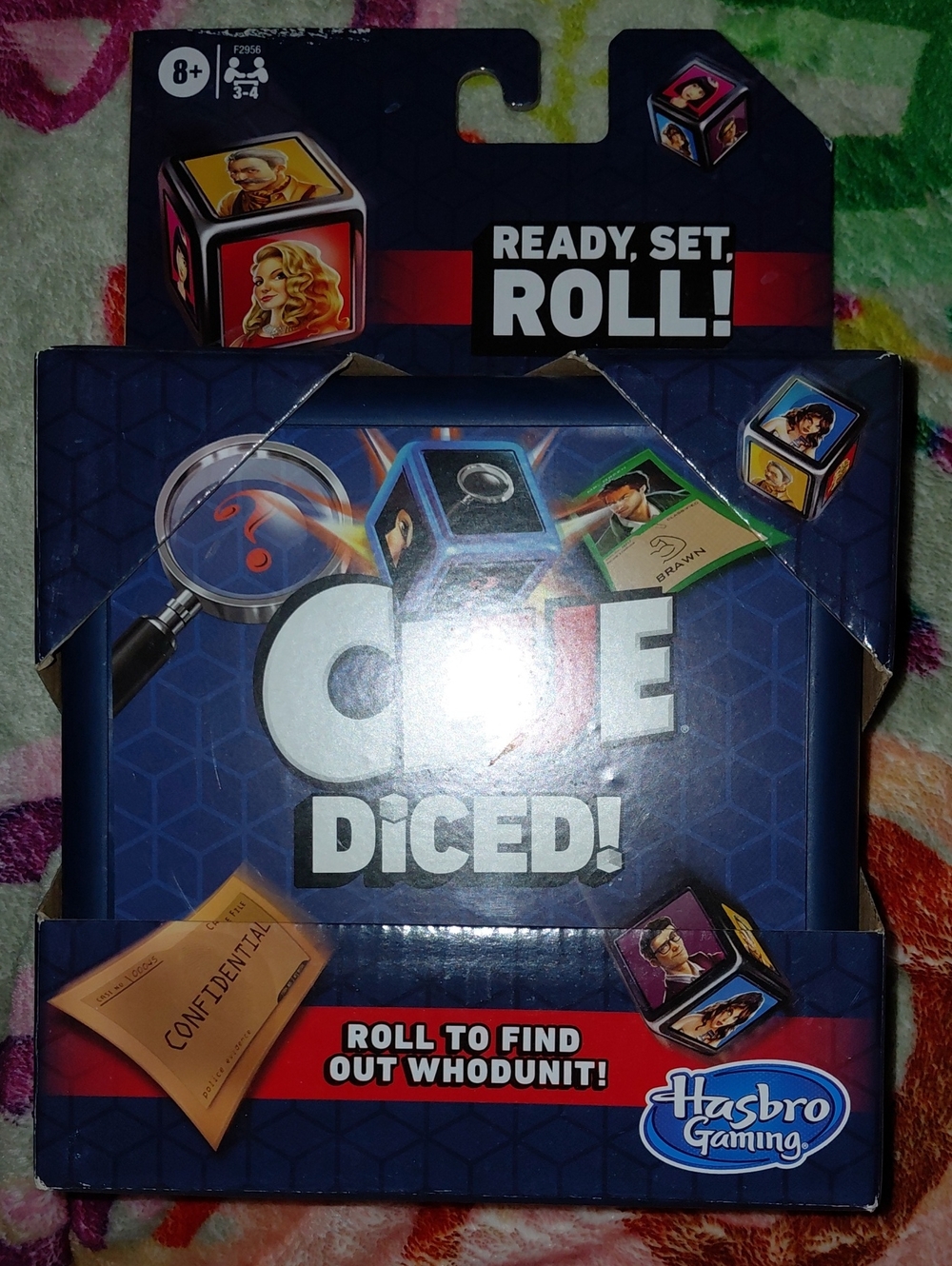 Hasbro Clue DiCED! Game - Blue, Red, Yellow, Green
